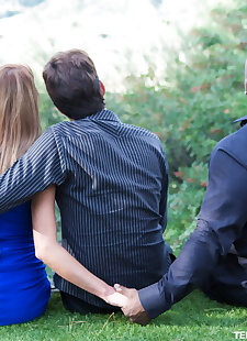  xxx pics Horny wife Tanner Mayes kissing &, ass , outdoor  upskirt